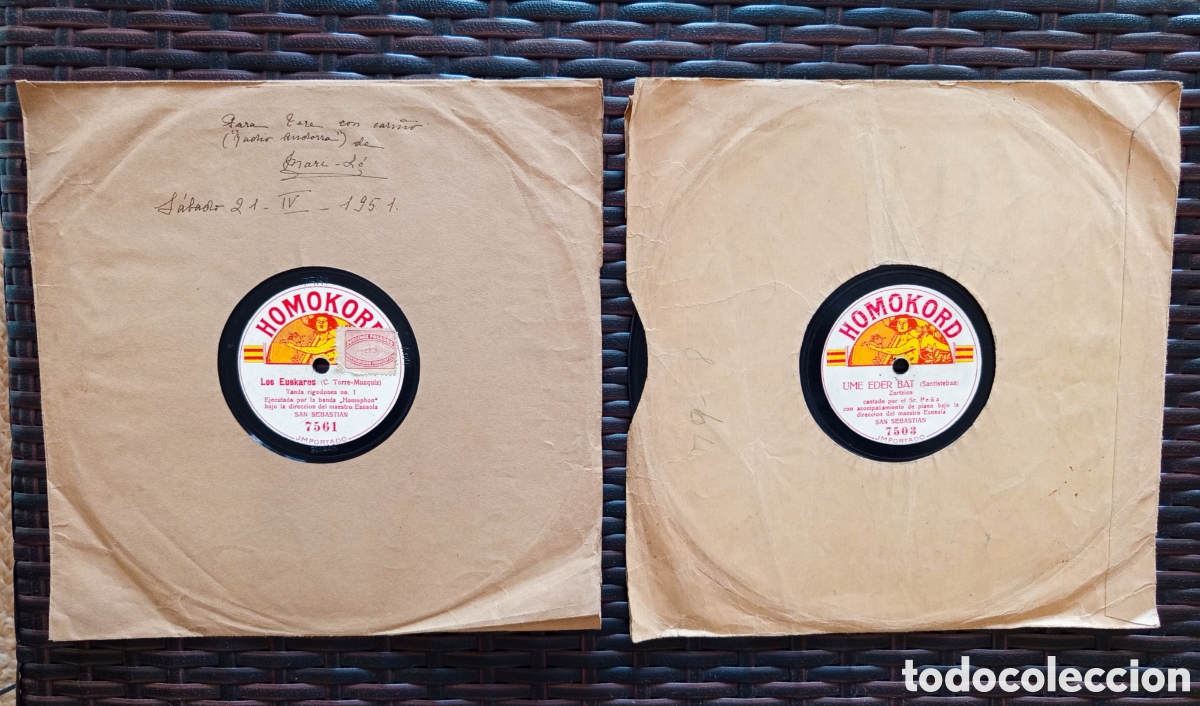 Discos de pizarra: Canciones populares vascas - Foto 3