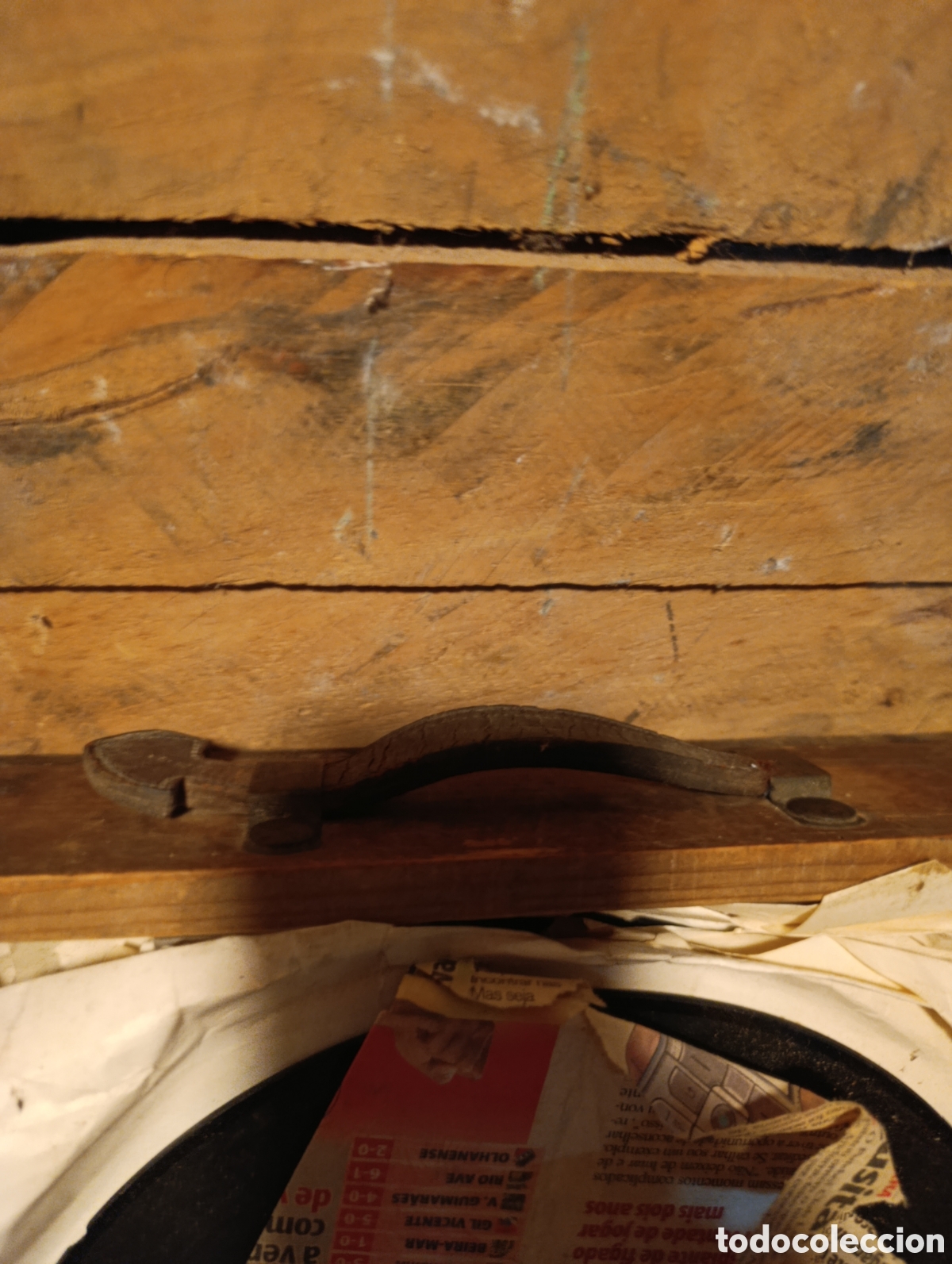 Discos de pizarra: Lote de 25 discos de pizarra caja de madera. - Foto 4