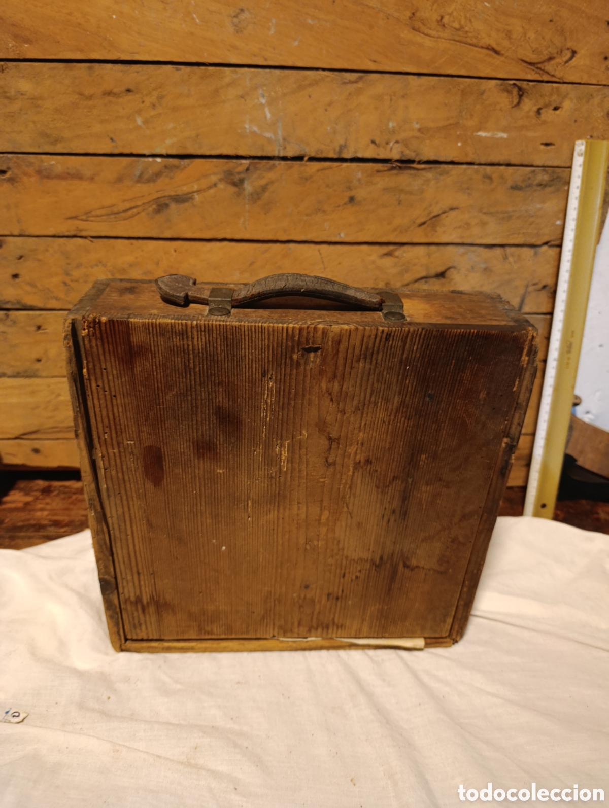 Discos de pizarra: Lote de 25 discos de pizarra caja de madera. - Foto 5