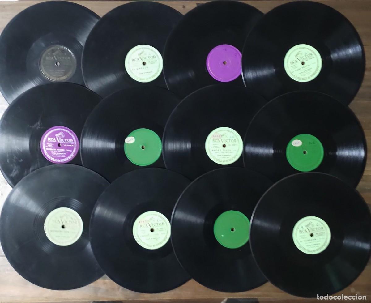 Discos de pizarra: Juan D'Arienzo RCA Victor La Cumparsita El Choclo Tango Milonga Album c/ 12 Discos De Pizarra 78 RPM
