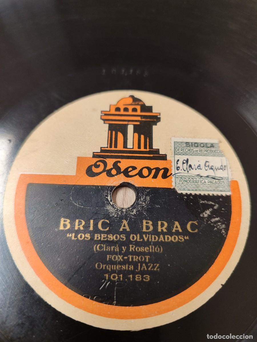 Discos de pizarra: Orquesta JAZZ 78 rpm. Peric&oacute;n del Paraguay/ Bric a Brac. Fox-trot