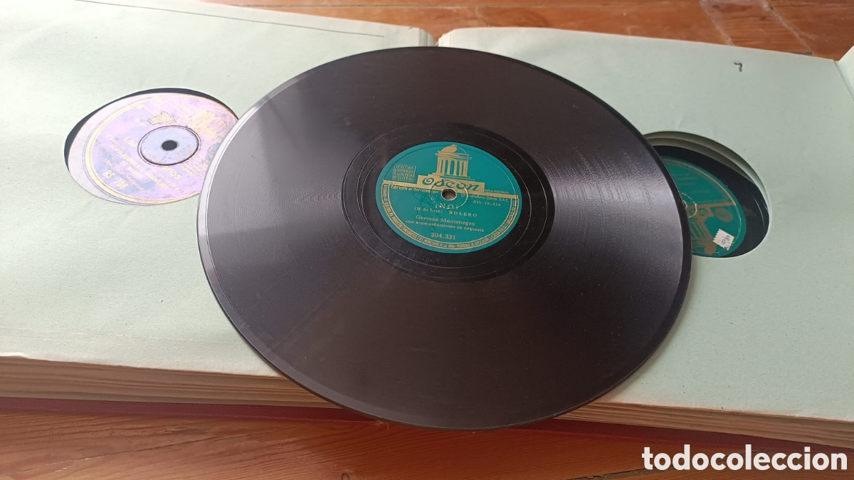 Discos de pizarra: Album discos de pizarra La Voz de su Amo - Foto 4