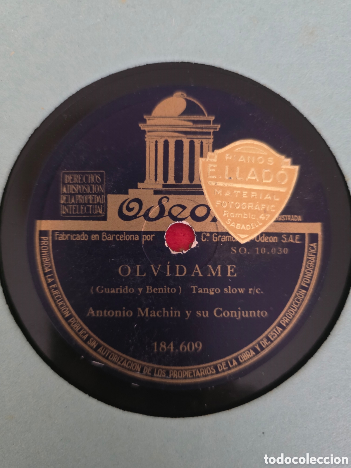 Discos de pizarra: La voz de su amo , 10 discos con estuche original - Foto 4