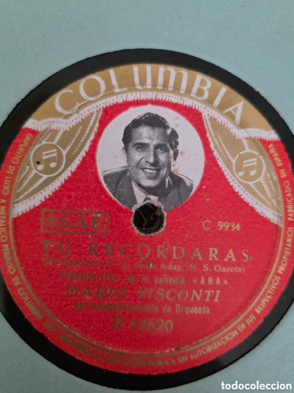 Discos de pizarra: La voz de su amo , 10 discos con estuche original - Foto 8