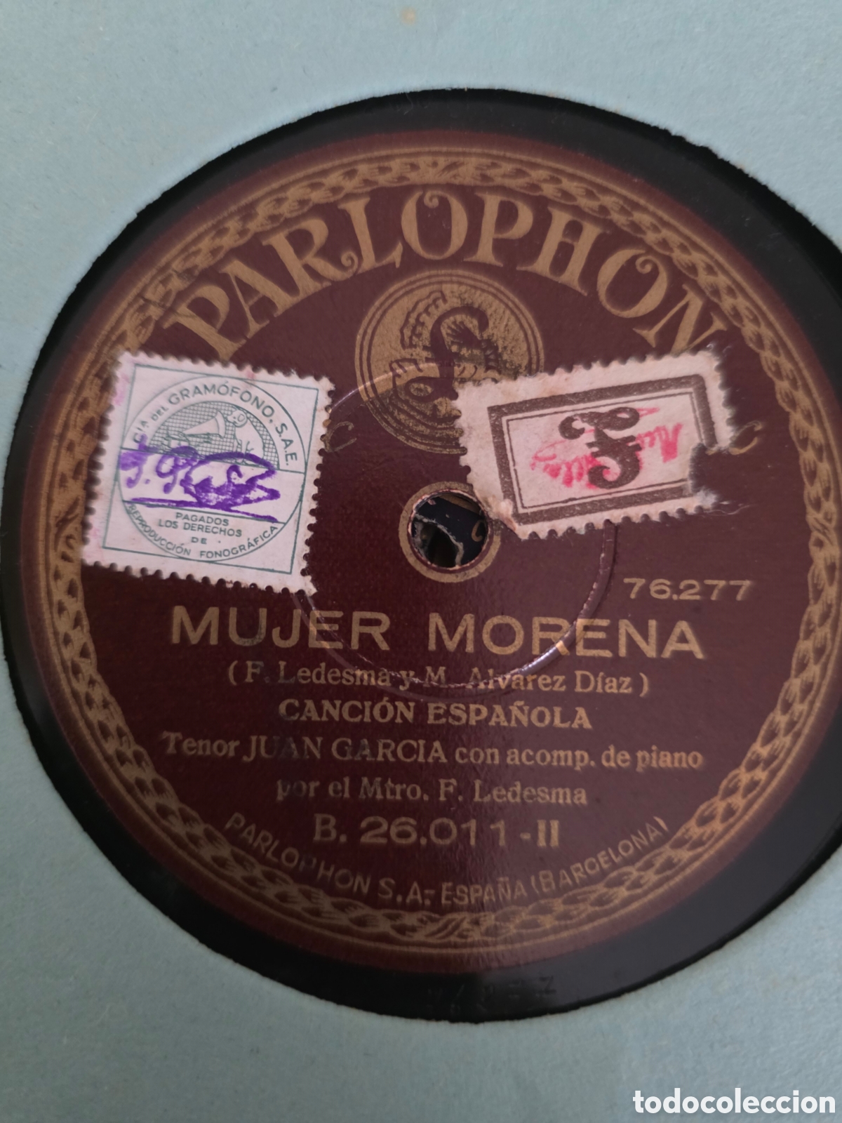 Discos de pizarra: La voz de su amo , 10 discos con estuche original - Foto 10