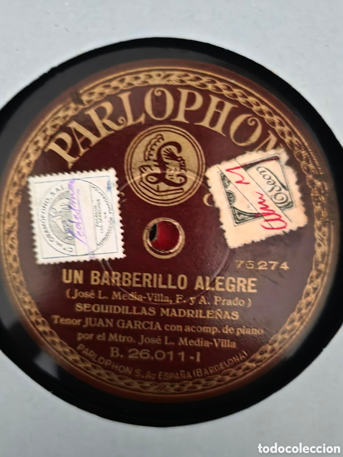 Discos de pizarra: La voz de su amo , 10 discos con estuche original - Foto 11