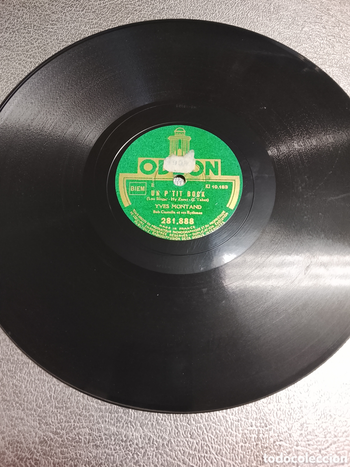Discos de pizarra: Disco de pizarra Yves montand - Foto 3