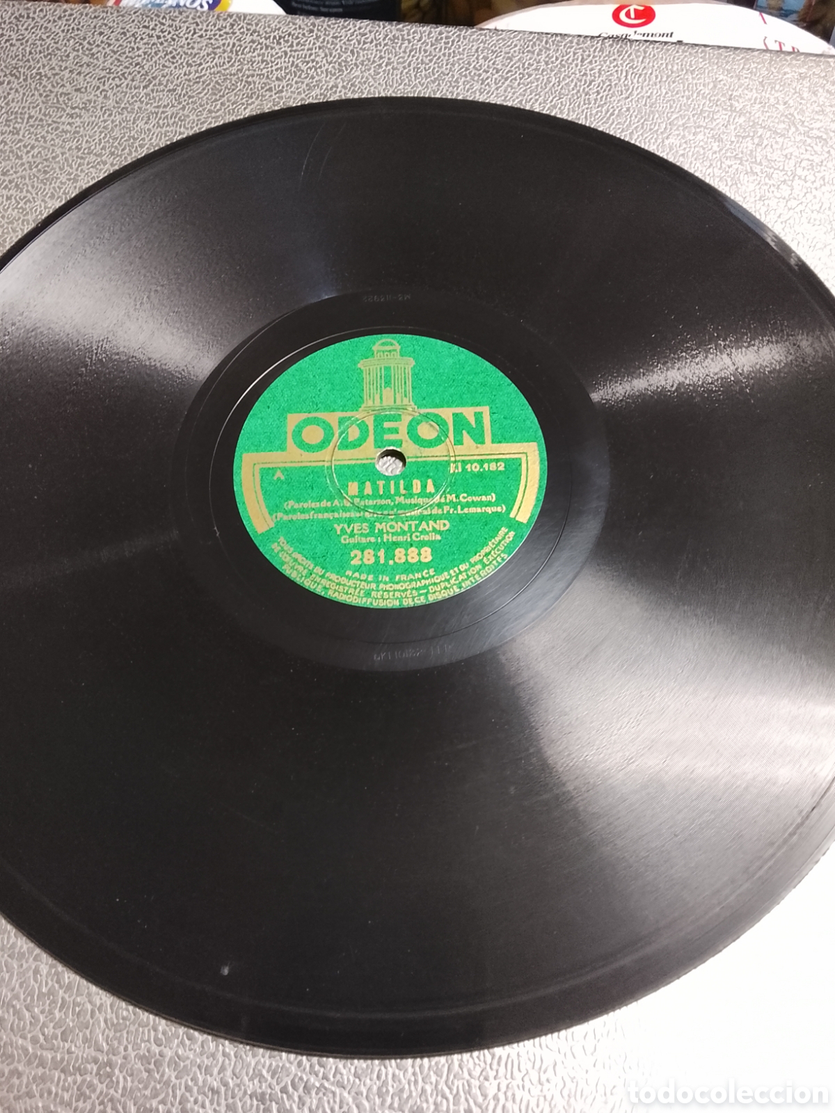 Discos de pizarra: Disco de pizarra Yves montand - Foto 4