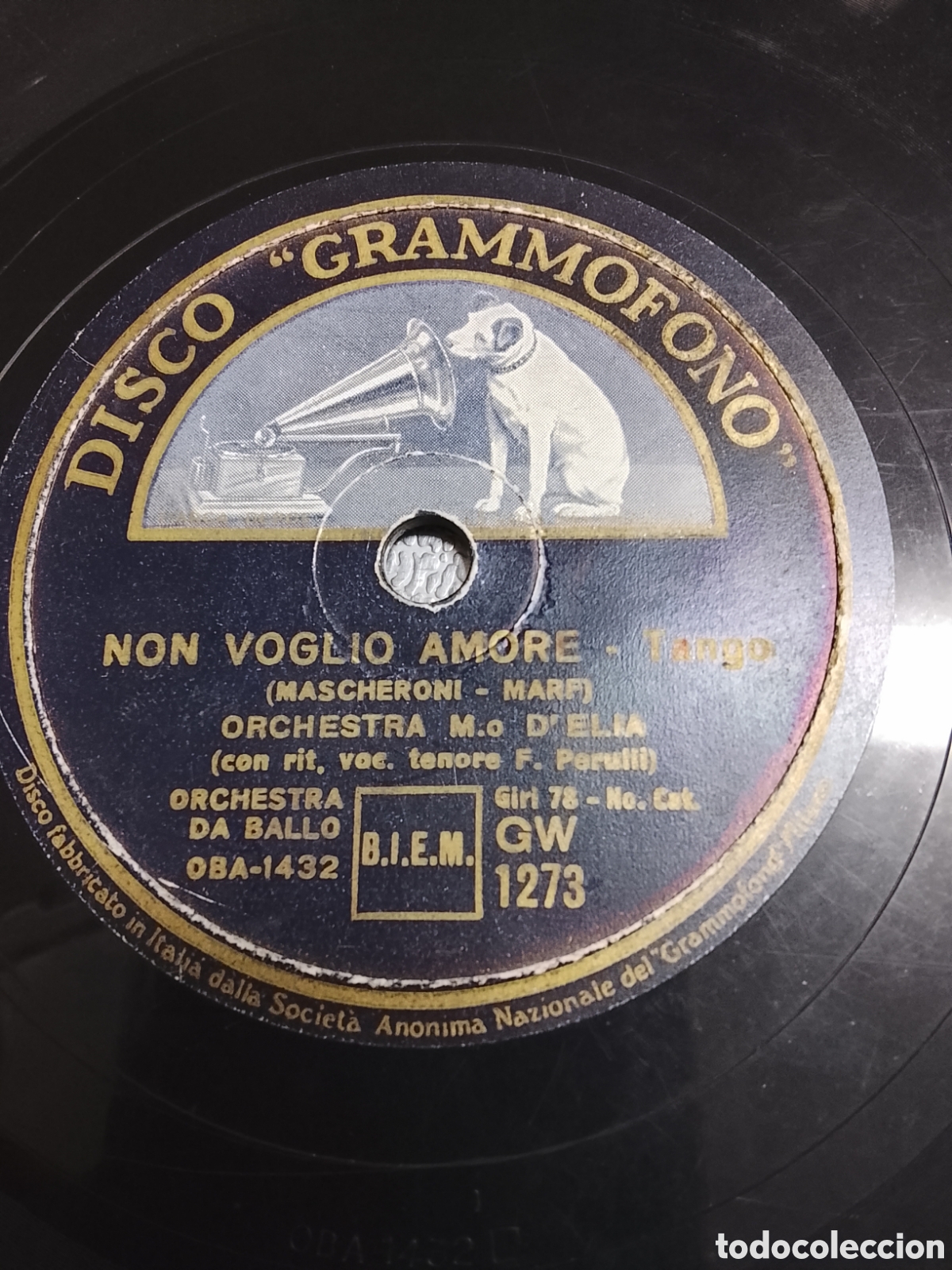 Discos de pizarra: Disco de pizarra demonio biondo tango argentino - Foto 2