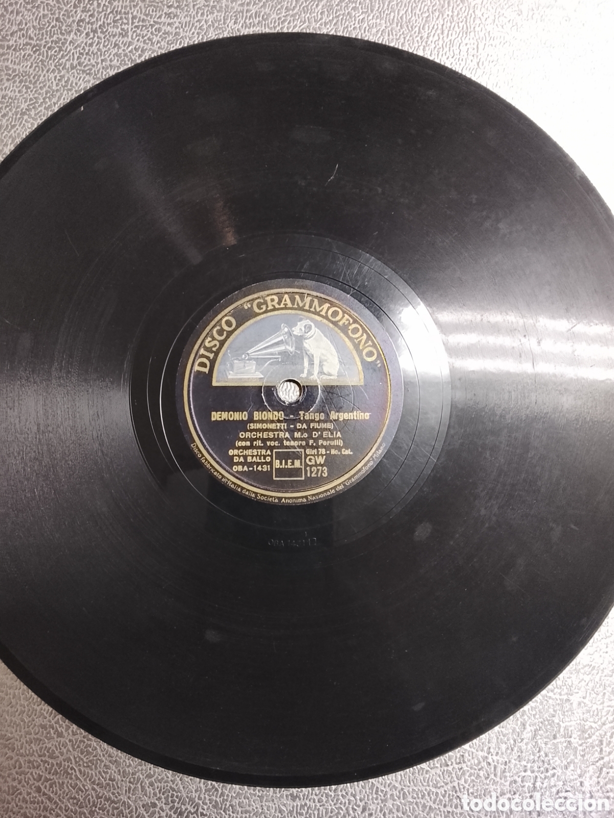 Discos de pizarra: Disco de pizarra demonio biondo tango argentino - Foto 4