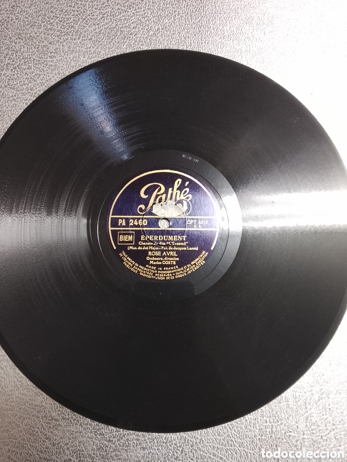 Discos de pizarra: Disco de pizarra Sans paroles Rose Avril - Foto 3