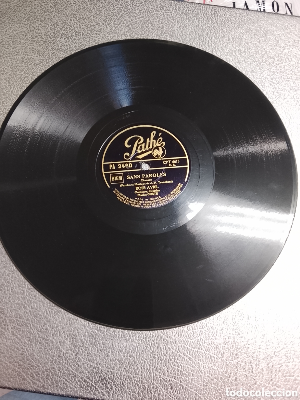 Discos de pizarra: Disco de pizarra Sans paroles Rose Avril - Foto 4