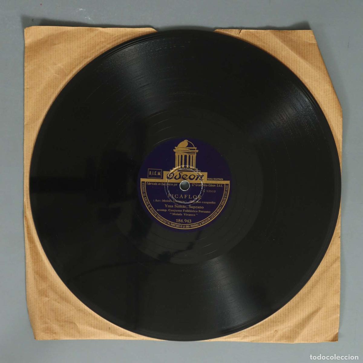 Discos de pizarra: DISCO DE PIZARRA PICAFLOR. CARNAVAL INDIO. YMA SUMAC