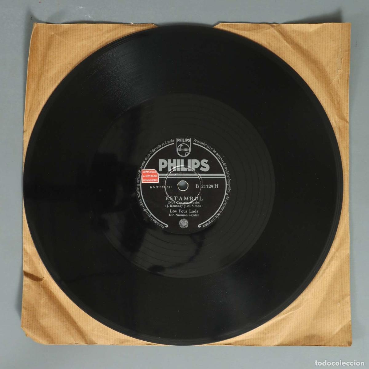 Discos de pizarra: DISCO DE PIZARRA. ESTAMBUL. DEBI DECIRTELO ANTES. LOS FOUR LADS
