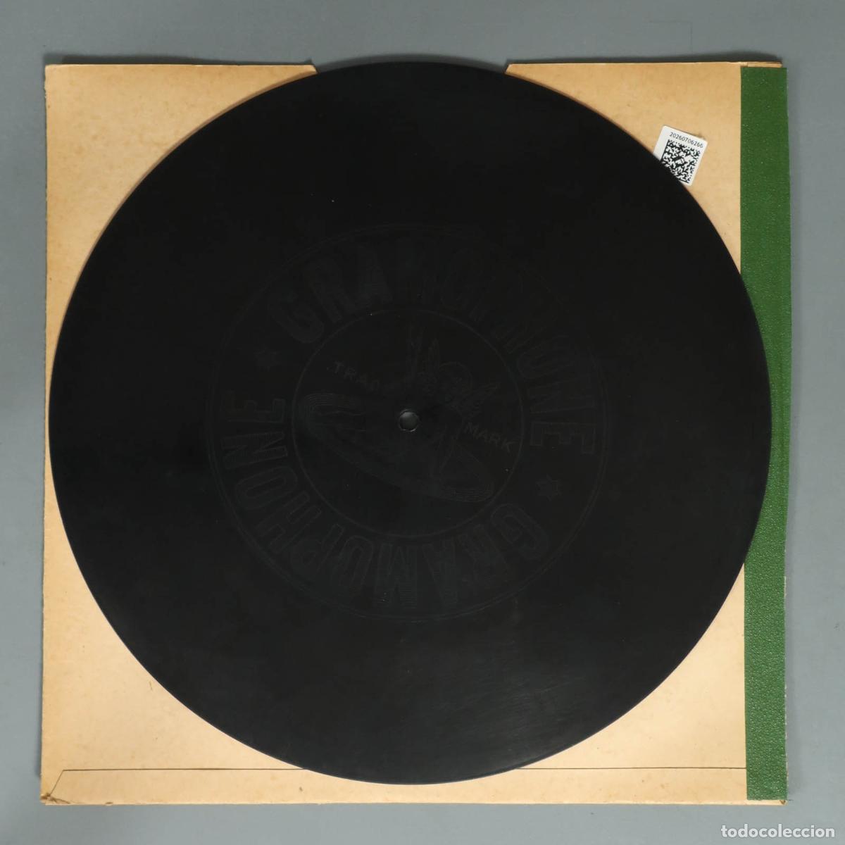 Discos de pizarra: DISCO DE PIZARRA. LA PARTIDA. CARUSO - Foto 2