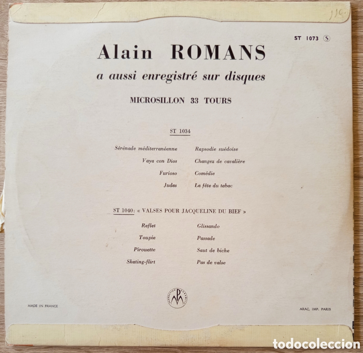 Discos de pizarra: Alain Romans, su piano y sus ritmos - Foto 2