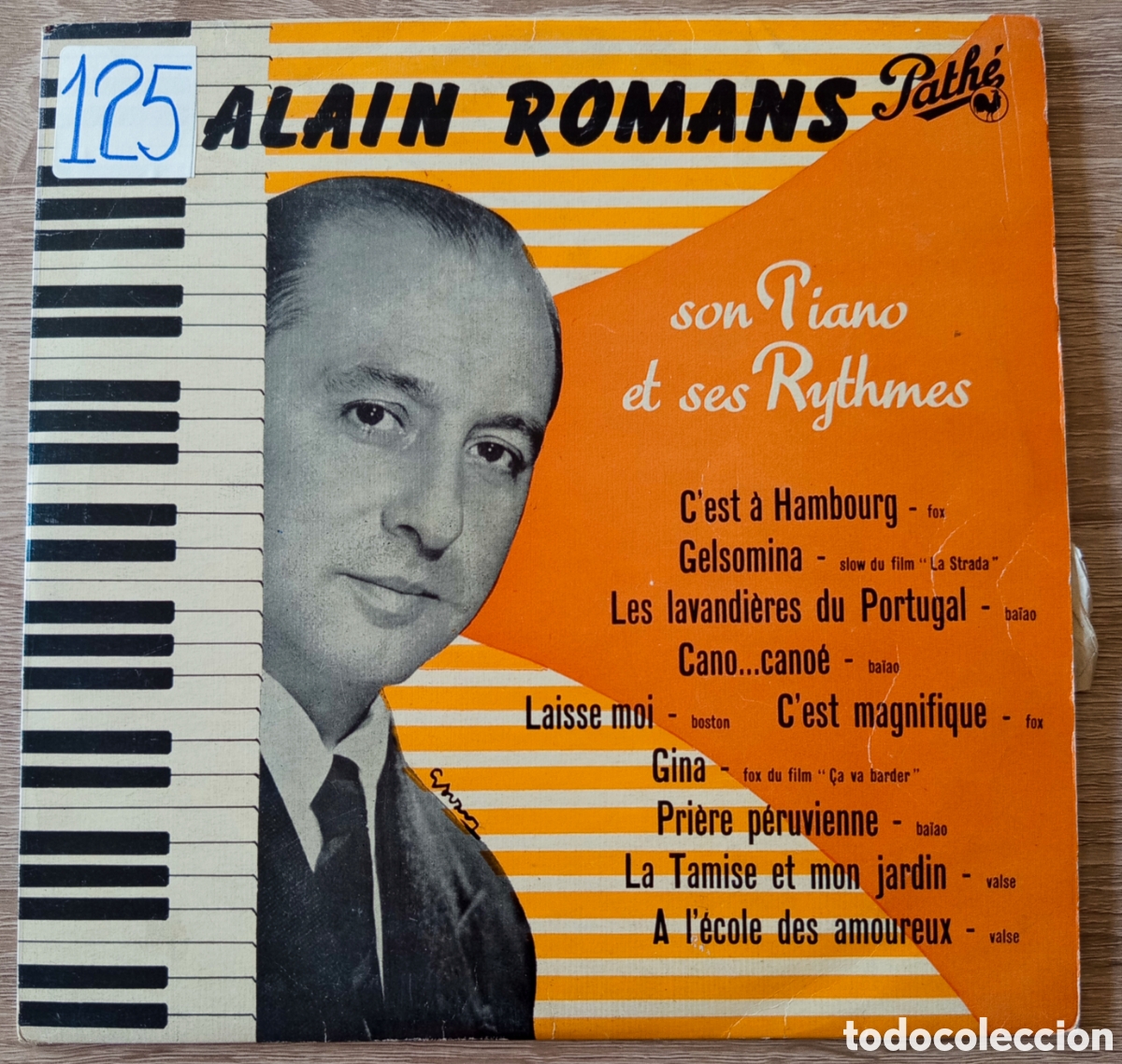 Discos de pizarra: Alain Romans, su piano y sus ritmos