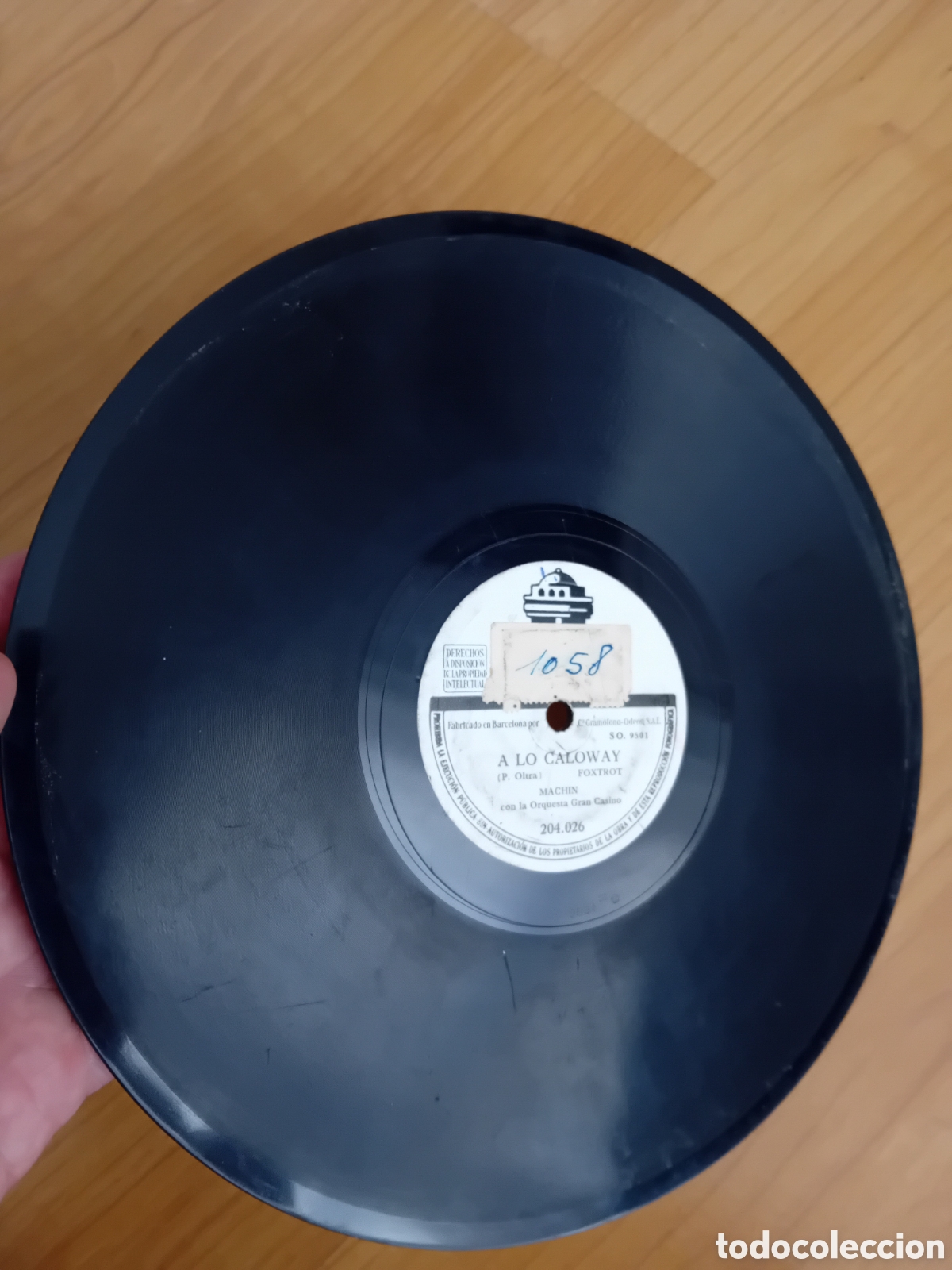 Discos de pizarra: ANTONIO MACHIN. LA RU&Ntilde;IDERA. A LO CALOWAY - Foto 5