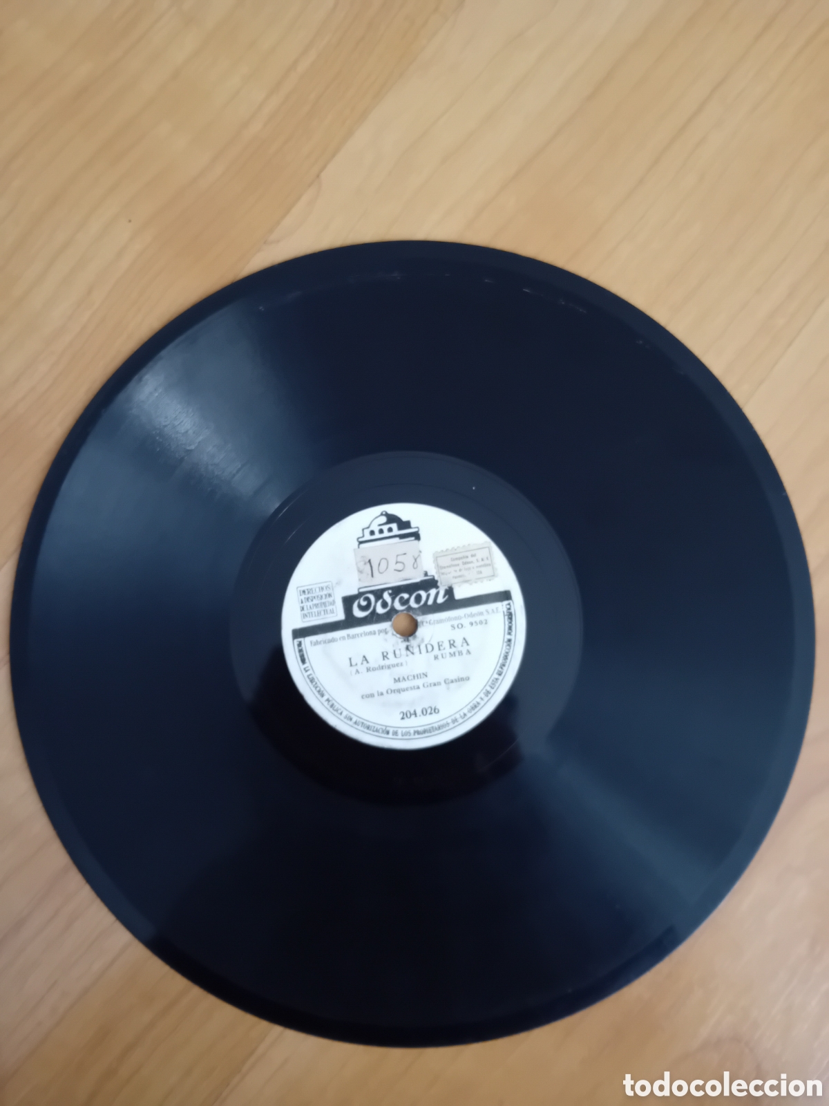 Discos de pizarra: ANTONIO MACHIN. LA RU&Ntilde;IDERA. A LO CALOWAY - Foto 6