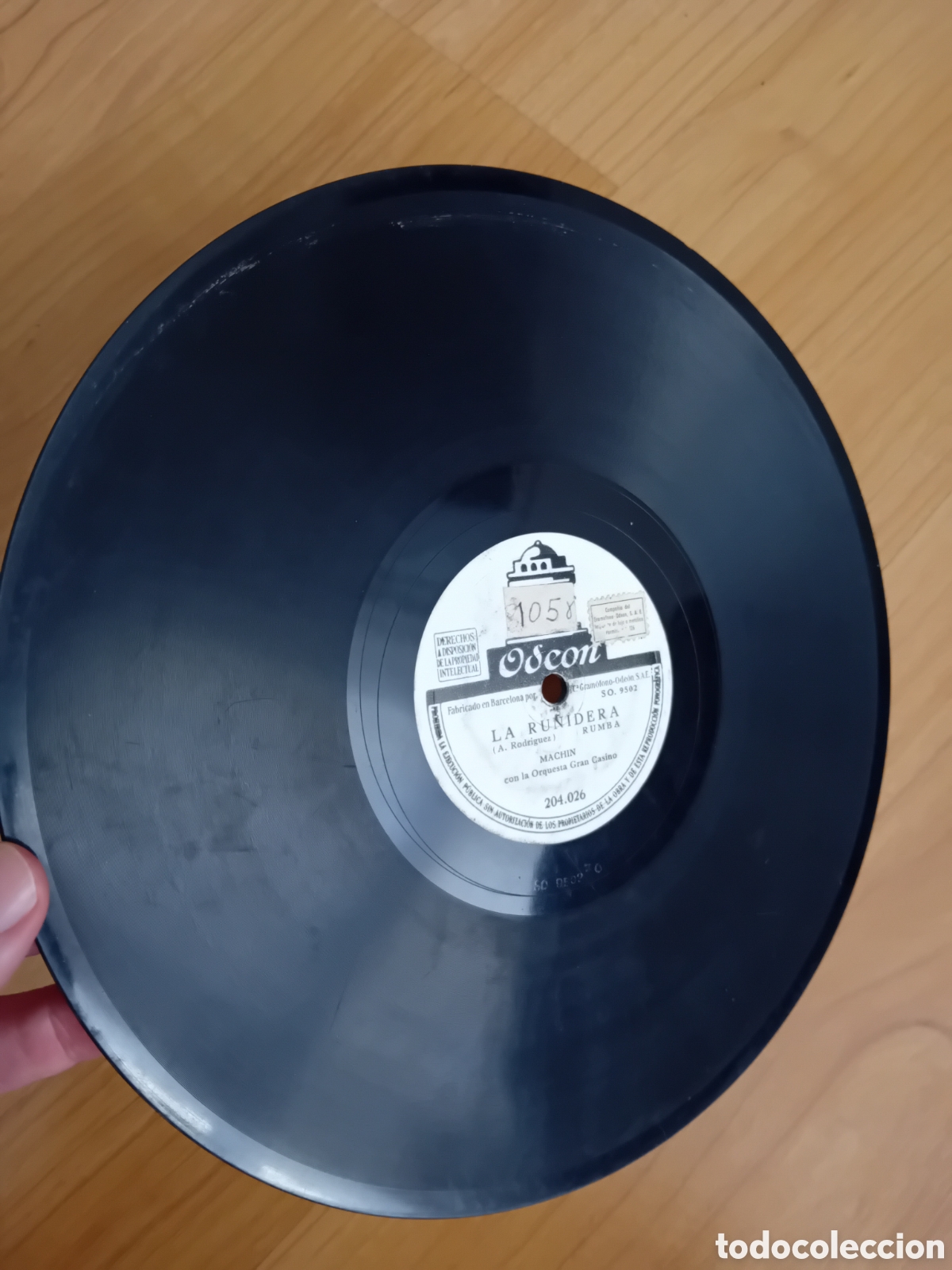 Discos de pizarra: ANTONIO MACHIN. LA RU&Ntilde;IDERA. A LO CALOWAY - Foto 8