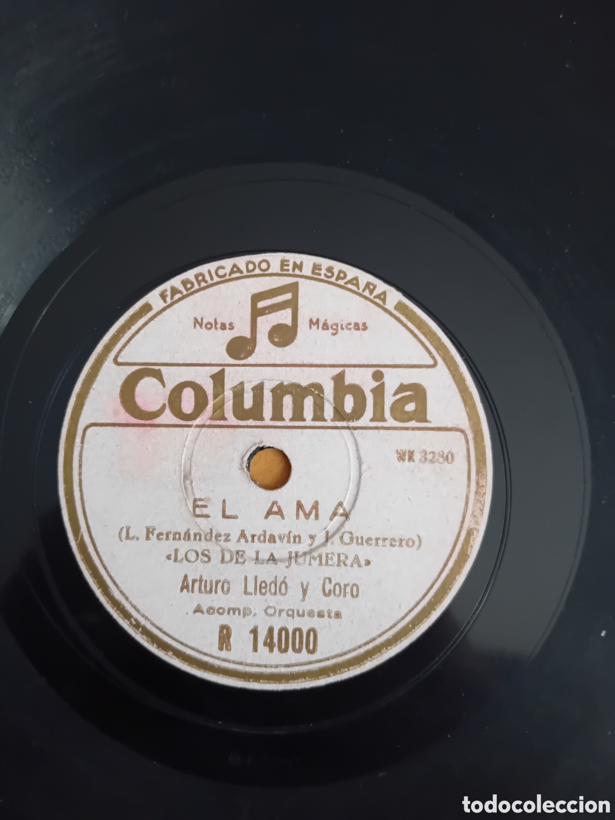 Discos de pizarra: ARTURO LLEDO. MARCOS REDONDO. EL AMA. - Foto 8