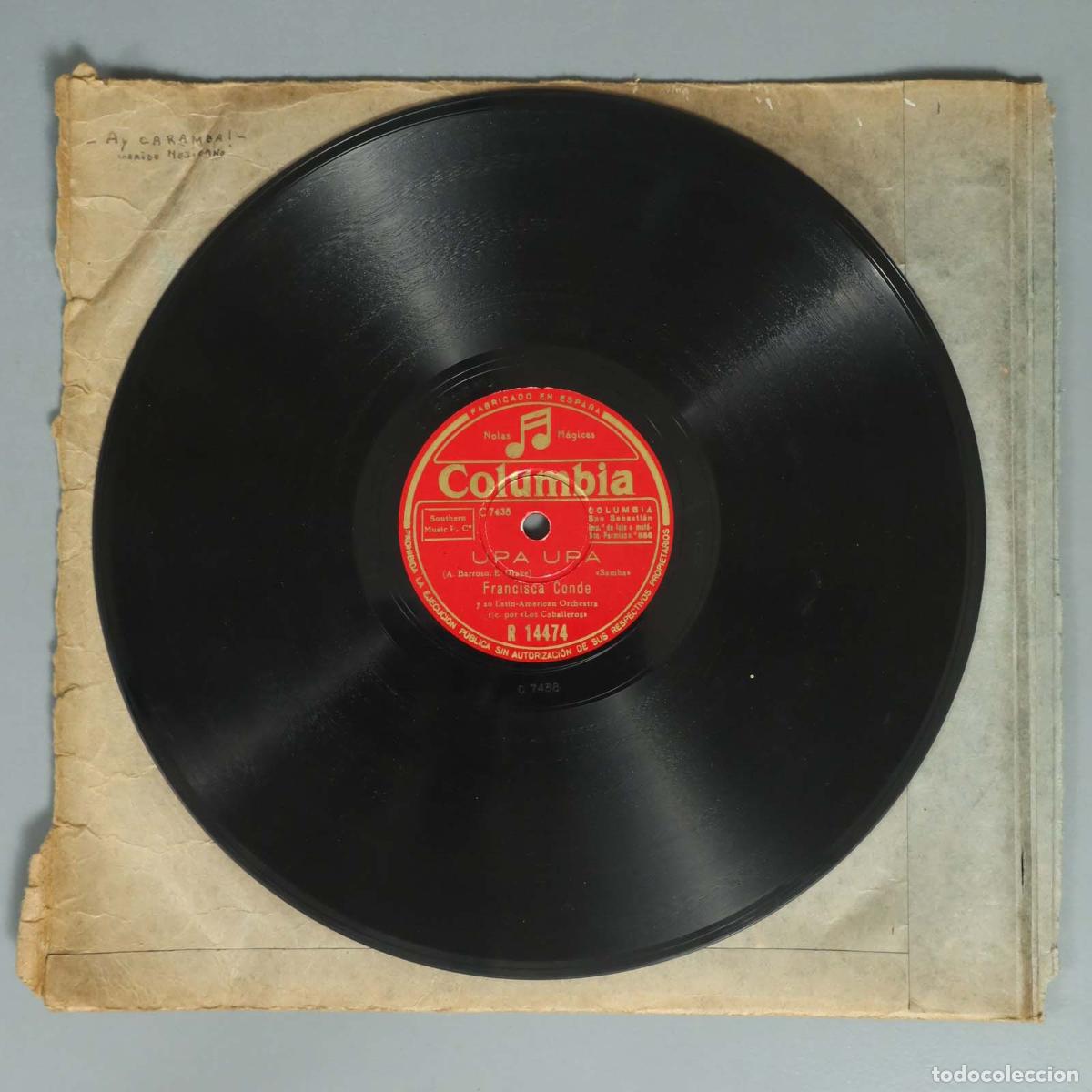Shellac Records: DISCO DE PIZARRA. RUMBA DE MEDIA NOCHE. UPA UPA. FRANCISCA CONDE