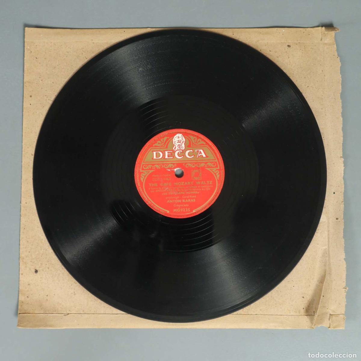 Shellac Records: DISCO DE PIZARRA. THE CAFE MOZART WALTZ. ANTON KARAS