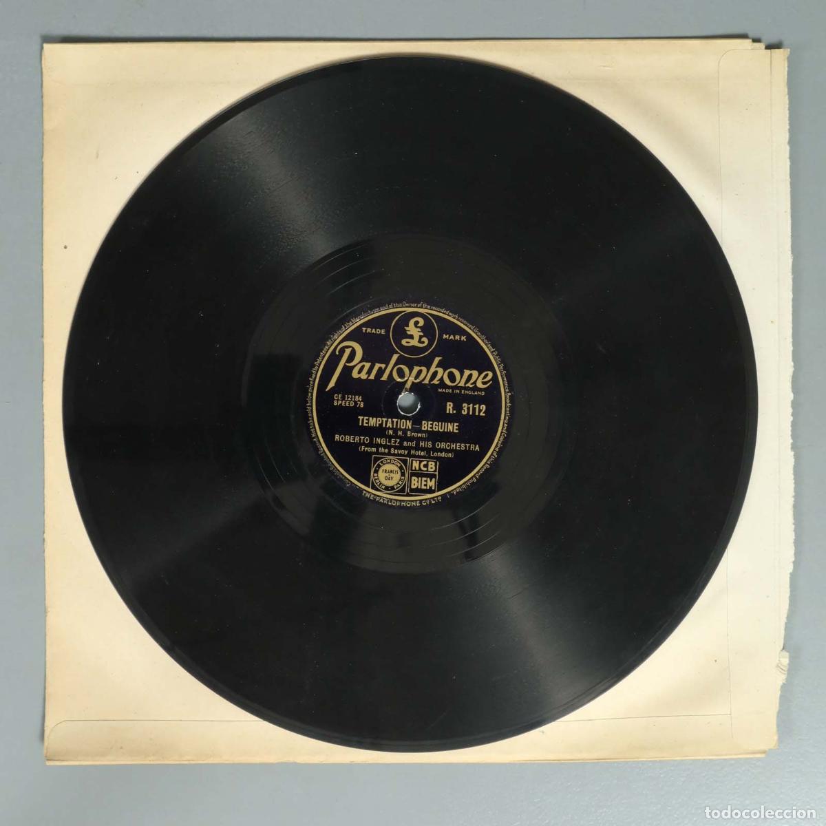 Discos de pizarra: DISCO DE PIZARRA. ANDALUCIA. TEMPTATION. ROBERTO INGLEZ - Foto 2
