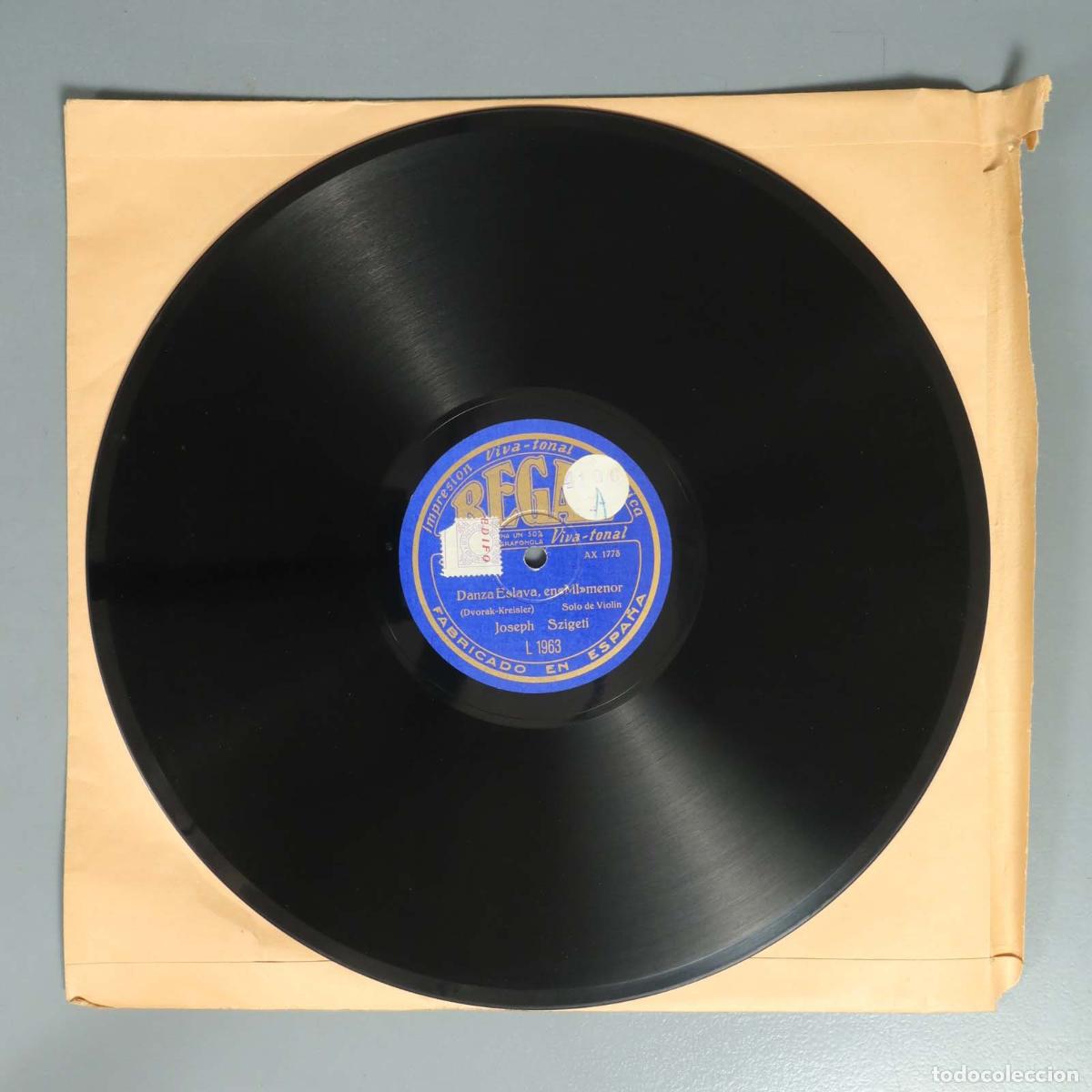 Schellackplatten: DISCO DE PIZARRA. DANZA ESLAVA. LE PRINTEMPS. JOSEPH SZIGETI