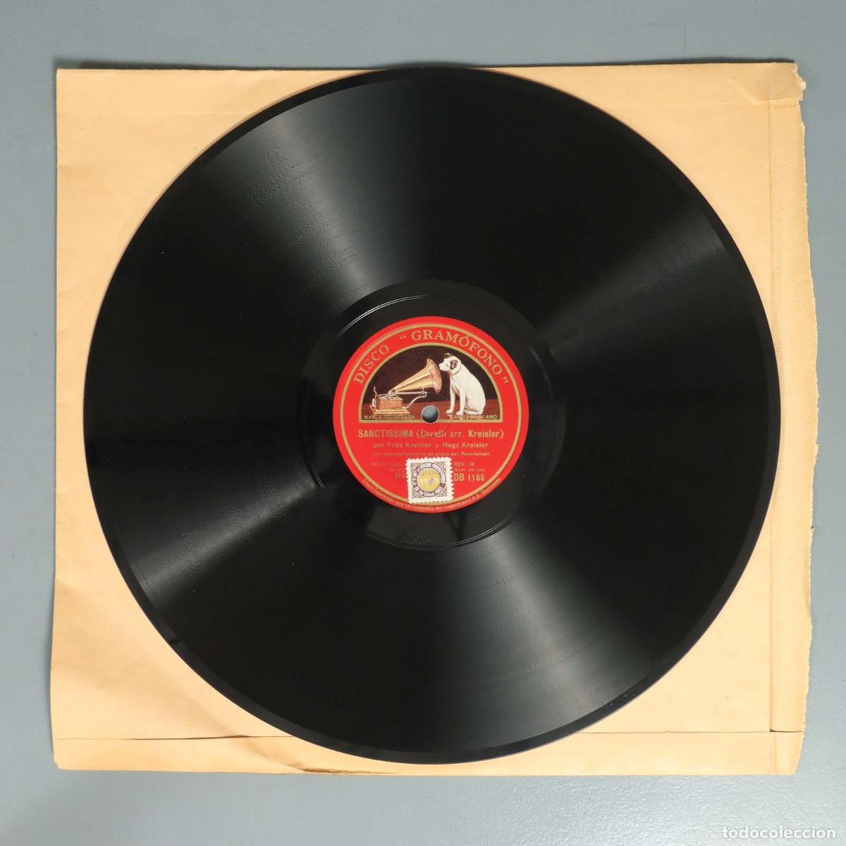 Discos de pizarra: DISCO DE PIZARRA. SANCTISSIMA. KREISLER. ARLESIENNE