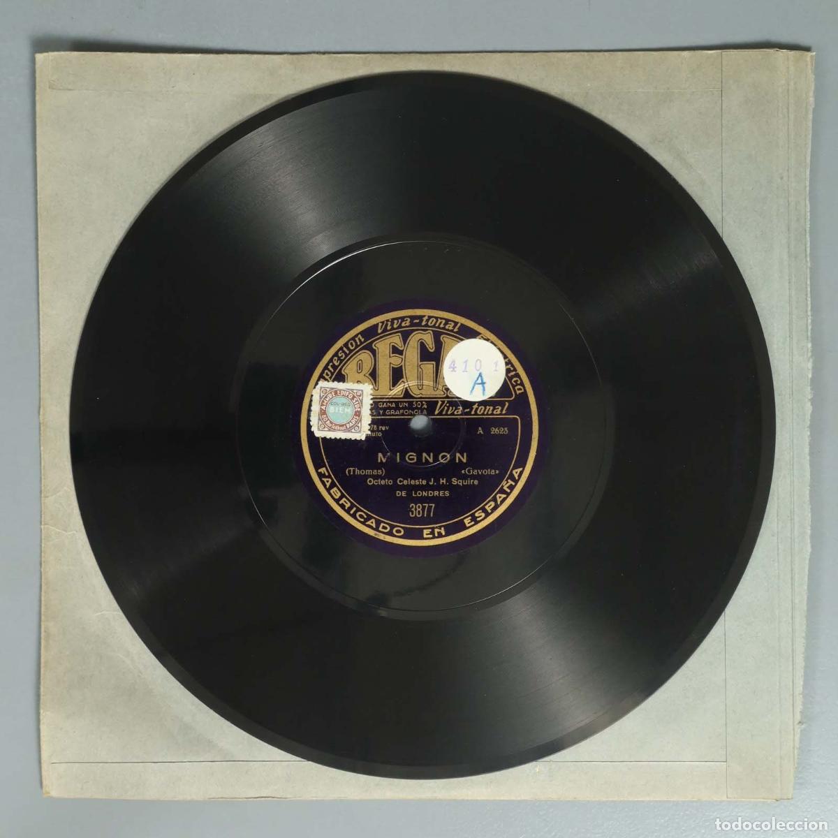 Discos de pizarra: DISCO DE PIZARRA. LA CINQUANTAINE. MIGNON. SQUIRE - Foto 2