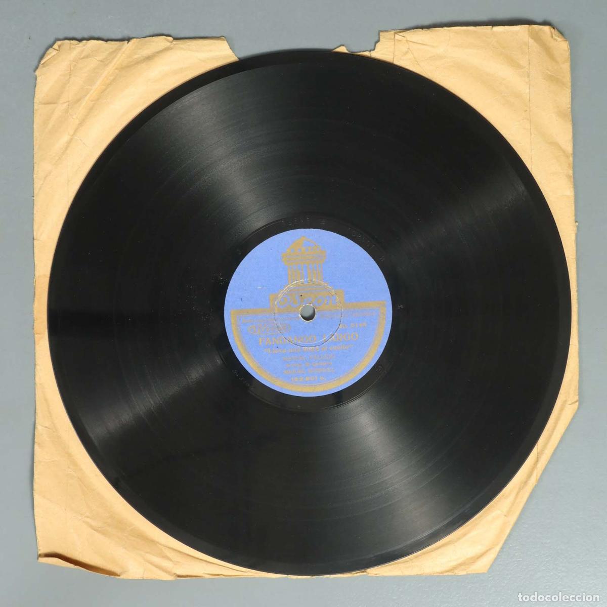 Discos de pizarra: DISCO DE PIZARRA. FANDANGOS. GUIT MANOLO. JESUS PEROSANZ
