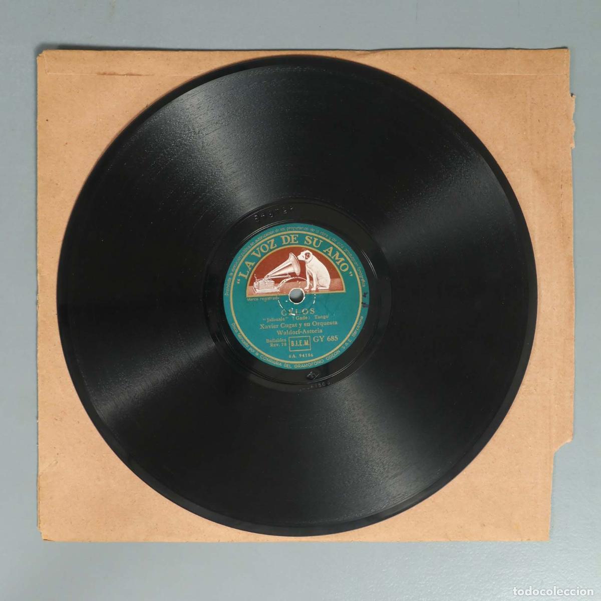 Discos de pizarra: DISCO DE PIZARRA. TU SABES. HENRY KING. CELOS. XAVIER CUGAT - Foto 2