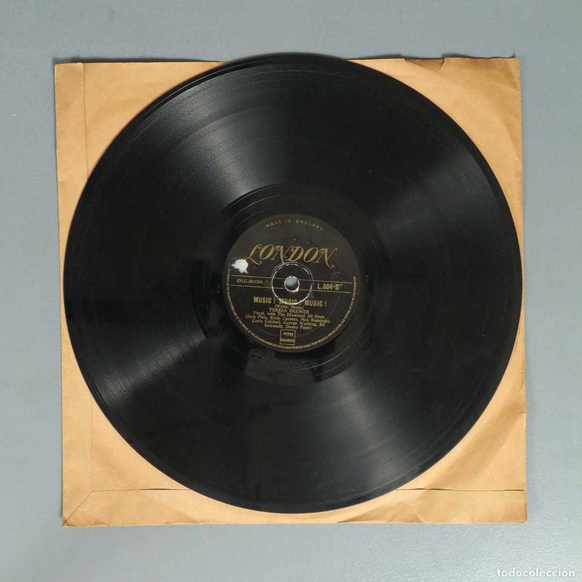 Discos de pizarra: DISCO DE PIZARRA. COPENHAGEN. TERESA BREWER - Foto 2