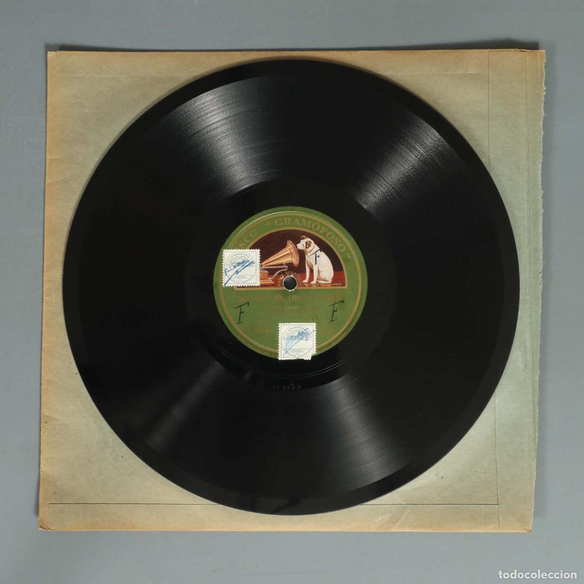 Discos de pizarra: DISCO DE PIZARRA. MERCEDES SER&Oacute;S: ROSA DE MADRID - Foto 2