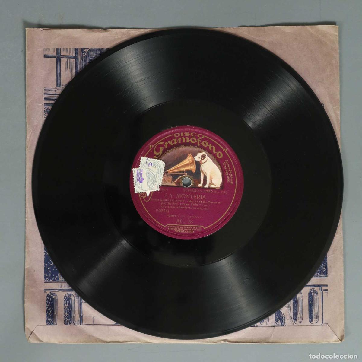 Discos de pizarra: DISCO DE PIZARRA. LA MONTERIA. EMILIO - Foto 2
