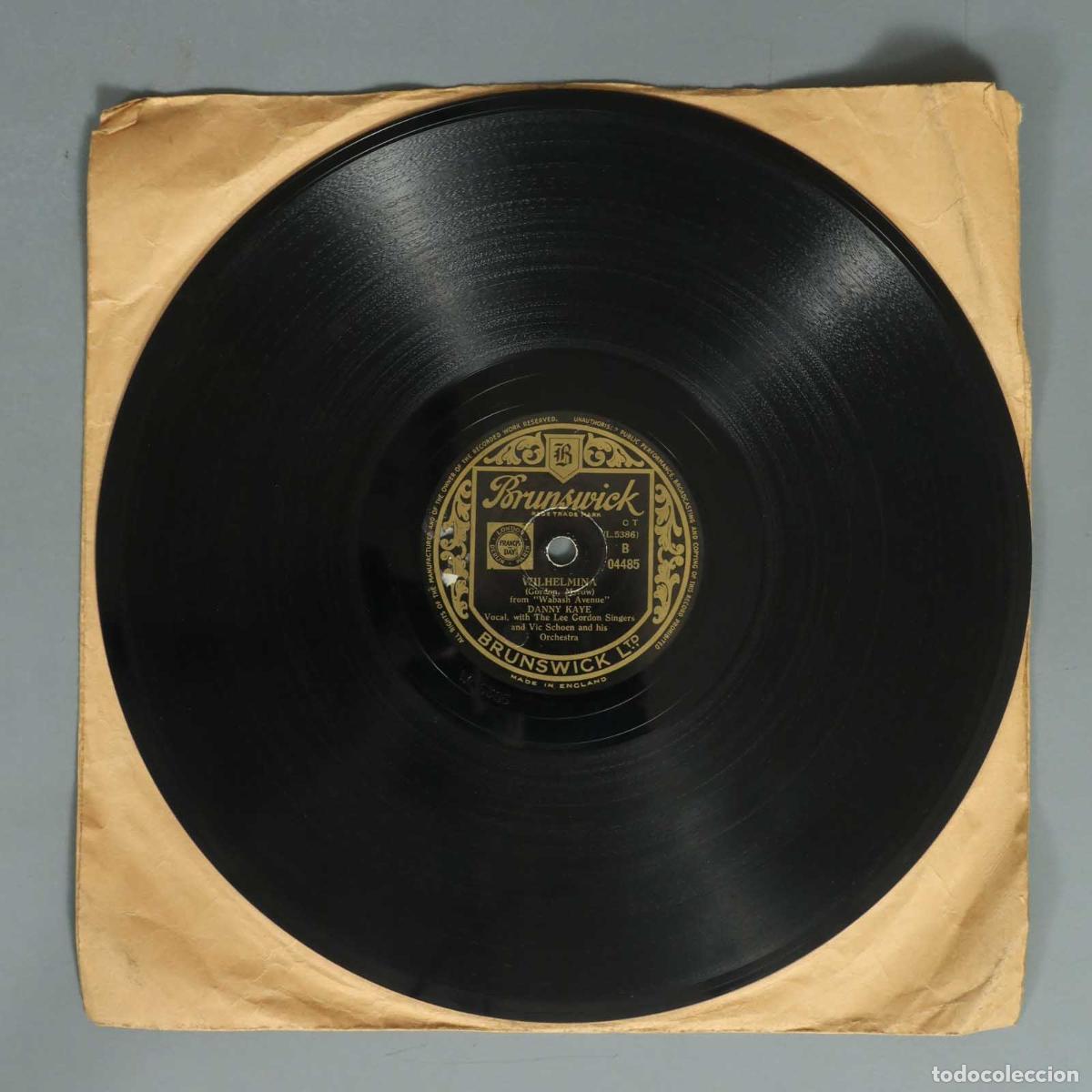Discos de pizarra: DISCO DE PIZARRA. CEST SI BON. DANNY KAYE. - Foto 3