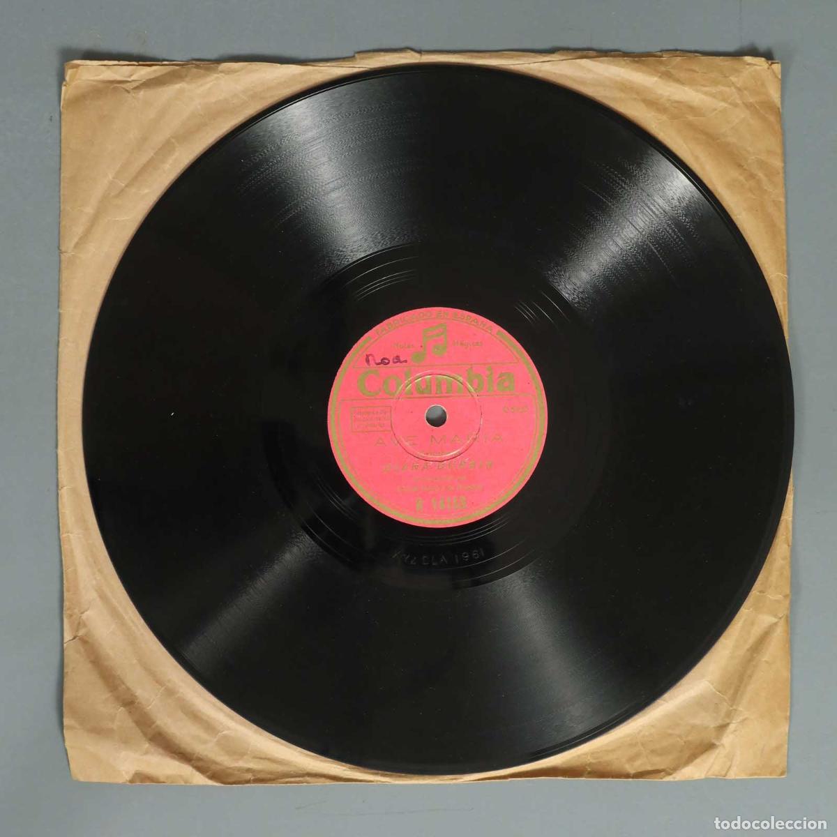Discos de pizarra: DISCO DE PIZARRA. AVE MARIA. ALELUYA. DIANA DURBIN