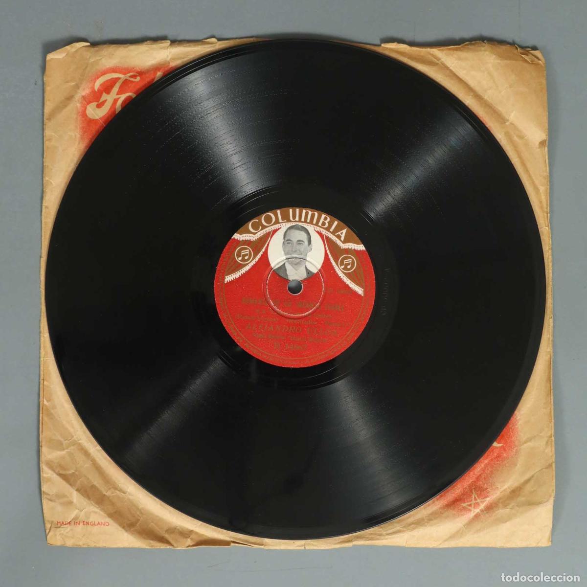 Discos de pizarra: DISCO DE PIZARRA. ROMANCE DE LA INFANTA ISABEL. ALEJANDRO ULLOA. - Foto 3