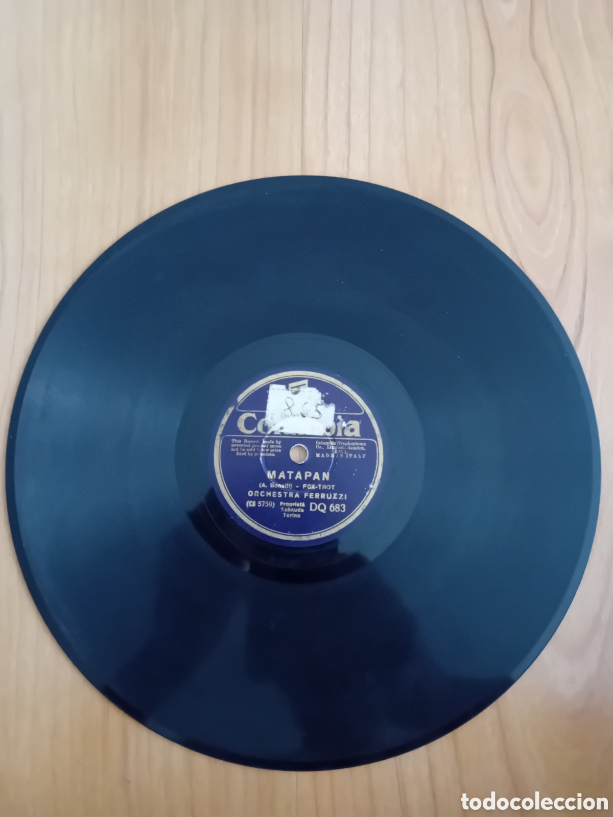 Discos de pizarra: ORCHESTRA FERRUZZI. ZUCCHETE ZU. MATAPAN