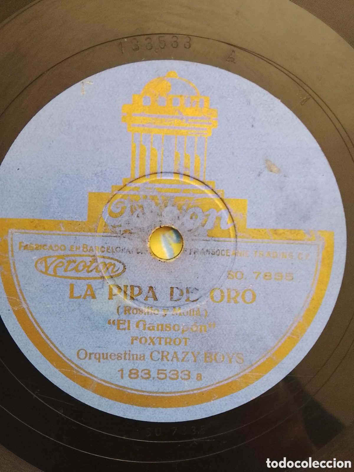 Discos de pizarra: disco de pizarra la pipa de oro schotis - Foto 3