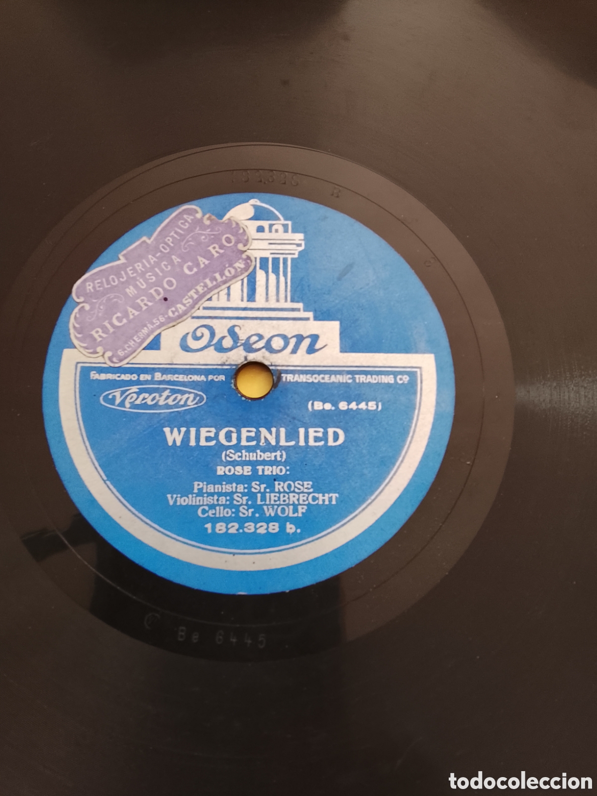 Discos de pizarra: Disco de pizarra moment musical Rose tr&iacute;o - Foto 3