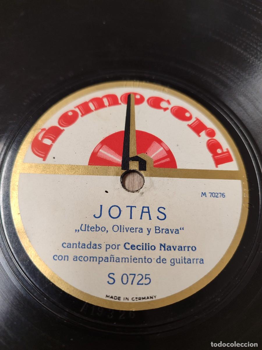 Discos de pizarra: Jotas. Zaragozanas puras. Cecilio Navarro. 78 rpm Jota aragonesa