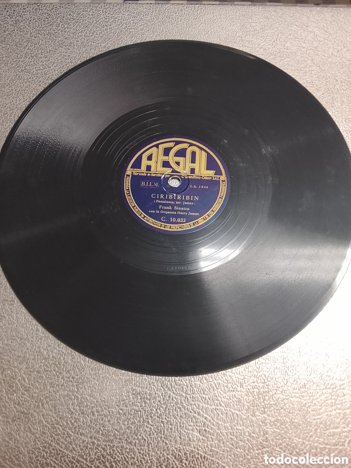 Discos de pizarra: Disco de pizarra Frank Sinatra - Foto 3