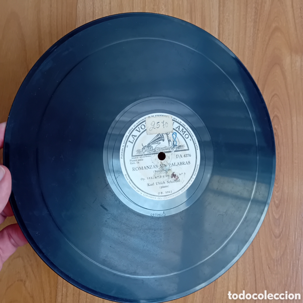 Discos de pizarra: KARL ULRICH SCHNABEL. ROMANZAS SIN PALABRAS - Foto 3