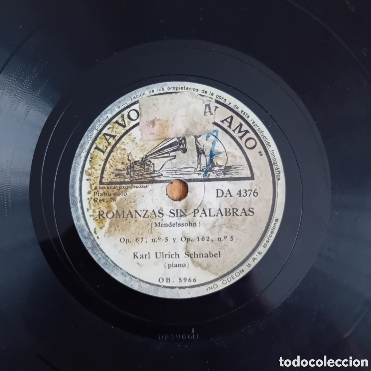 Discos de pizarra: KARL ULRICH SCHNABEL. ROMANZAS SIN PALABRAS - Foto 5