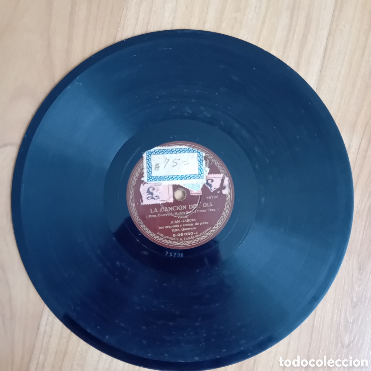 Discos de pizarra: JUAN GARCIA. LA CANCION DEL DIA - Foto 4