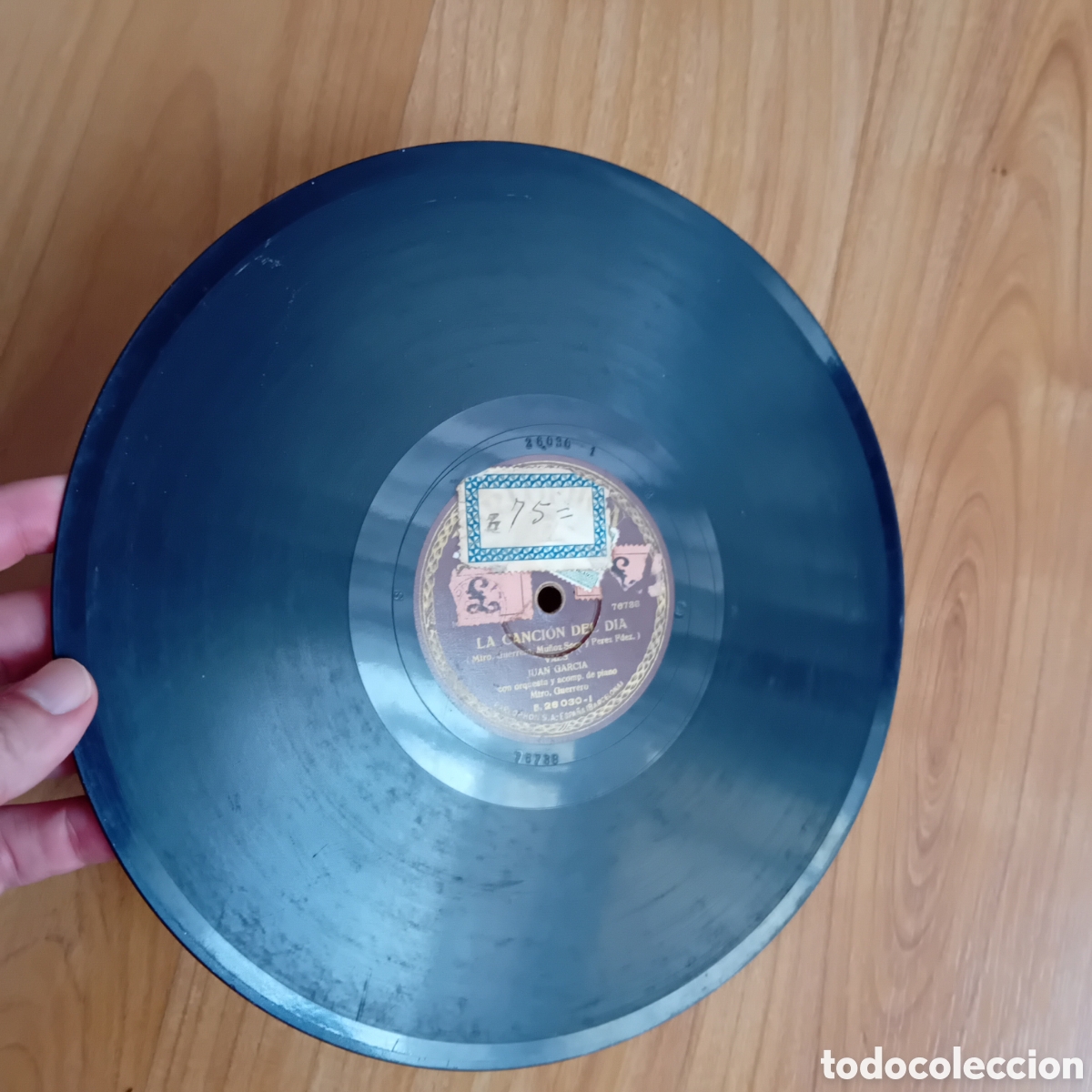 Discos de pizarra: JUAN GARCIA. LA CANCION DEL DIA - Foto 6