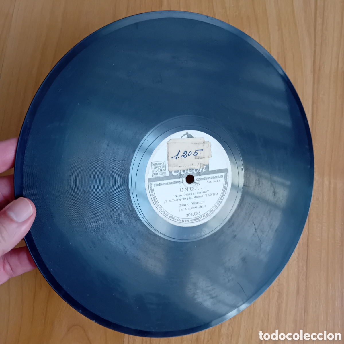 Discos de pizarra: MARIO VISCONTI. CHIQUITA. UNO - Foto 3