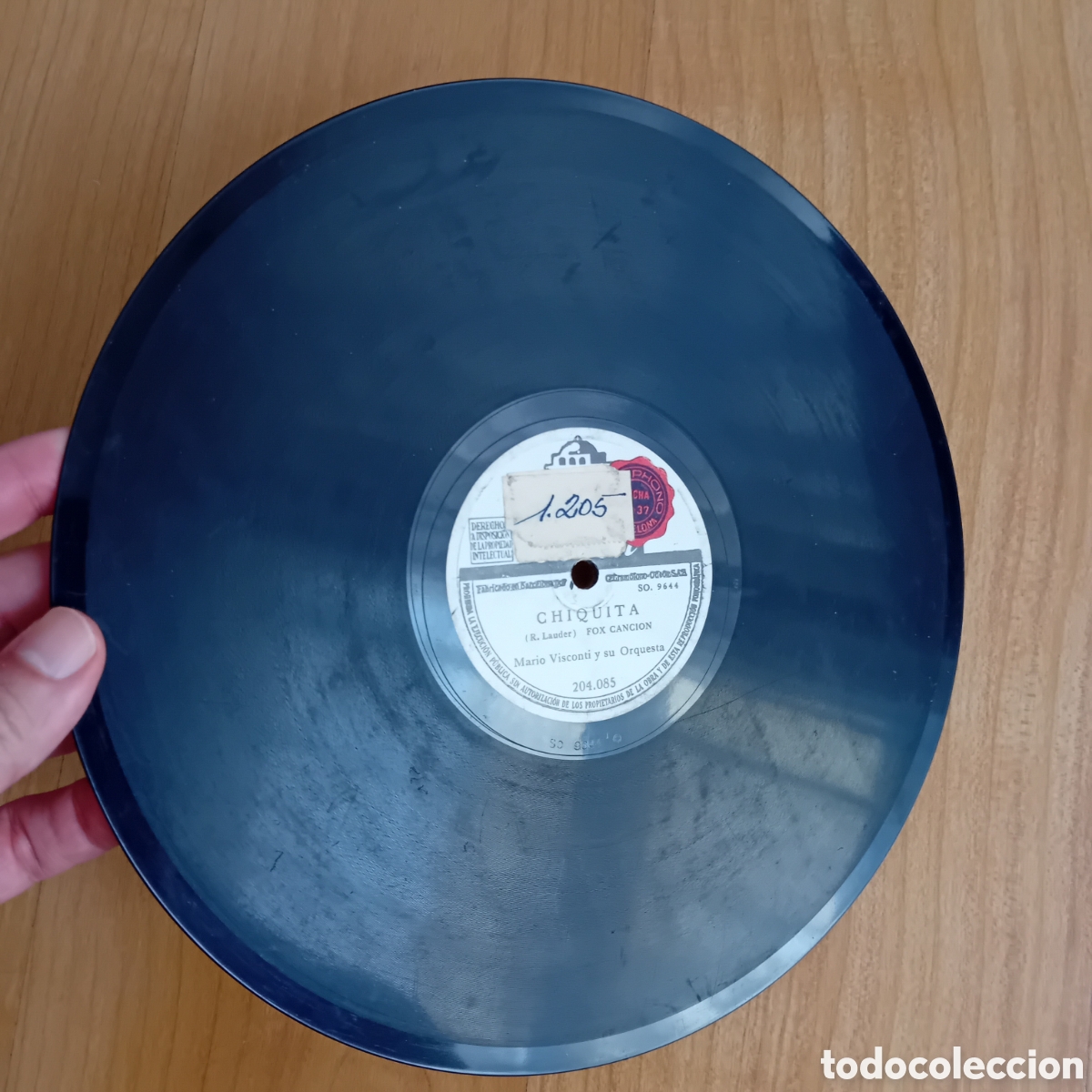 Discos de pizarra: MARIO VISCONTI. CHIQUITA. UNO - Foto 6